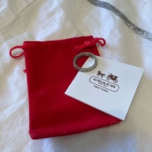 Coach Silver ‘C’ Ring